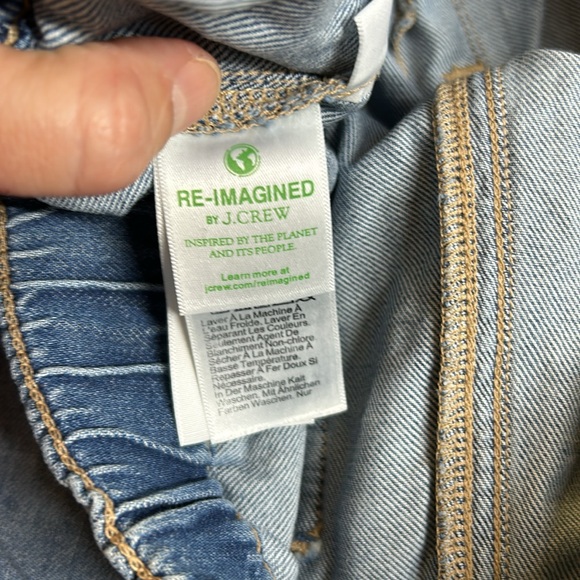 J. Crew Stretchy Waistband 100% Cotton Ankle Jeans | Size 29 - Picture 7 of 8